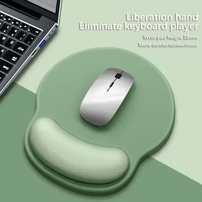 Gradient color mouse pad comfortable wrist rest non - slip mouse pad soft mouse pad wrist rest computer desktop silicone mouse pad - RELUX.STORE