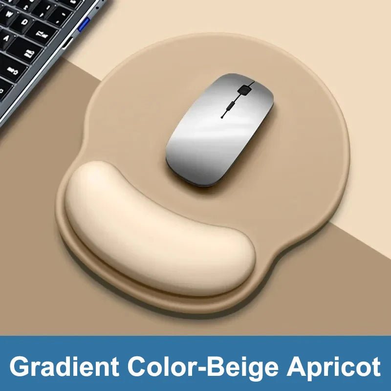 Gradient color mouse pad comfortable wrist rest non - slip mouse pad soft mouse pad wrist rest computer desktop silicone mouse pad - RELUX.STORE