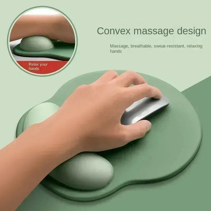 Gradient color mouse pad comfortable wrist rest non - slip mouse pad soft mouse pad wrist rest computer desktop silicone mouse pad - RELUX.STORE