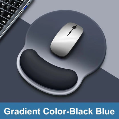 Gradient color mouse pad comfortable wrist rest non - slip mouse pad soft mouse pad wrist rest computer desktop silicone mouse pad - RELUX.STORE
