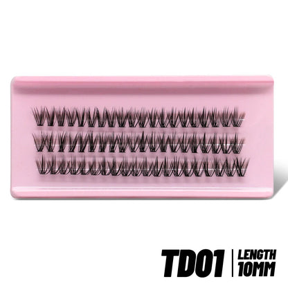 GROINNEYA Eyelashes Clusters 320 pcs Natural Eyelash extension Cluster Lashes Volume Mixed Tray Lashes Cluster Natural Lashes - RELUX.STORE