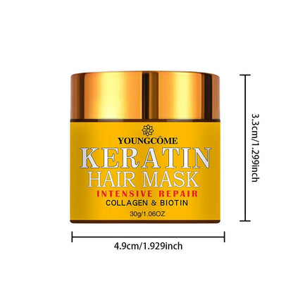 Hair Repairs Hair Mask Biotin Collagen Keratin Treatment Hairs Conditioner Hair Essential Oil Nourishing for Dry Damaged - RELUX.STORE