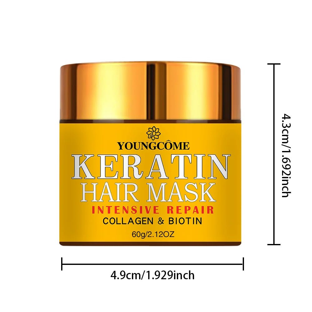 Hair Repairs Hair Mask Biotin Collagen Keratin Treatment Hairs Conditioner Hair Essential Oil Nourishing for Dry Damaged - RELUX.STORE