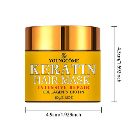 Hair Repairs Hair Mask Biotin Collagen Keratin Treatment Hairs Conditioner Hair Essential Oil Nourishing for Dry Damaged - RELUX.STORE