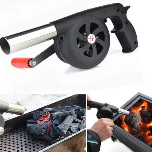 Hand Blower household hand portable barbecue blower small hair dryer outdoor barbecue accessories tools - RELUX.STORE