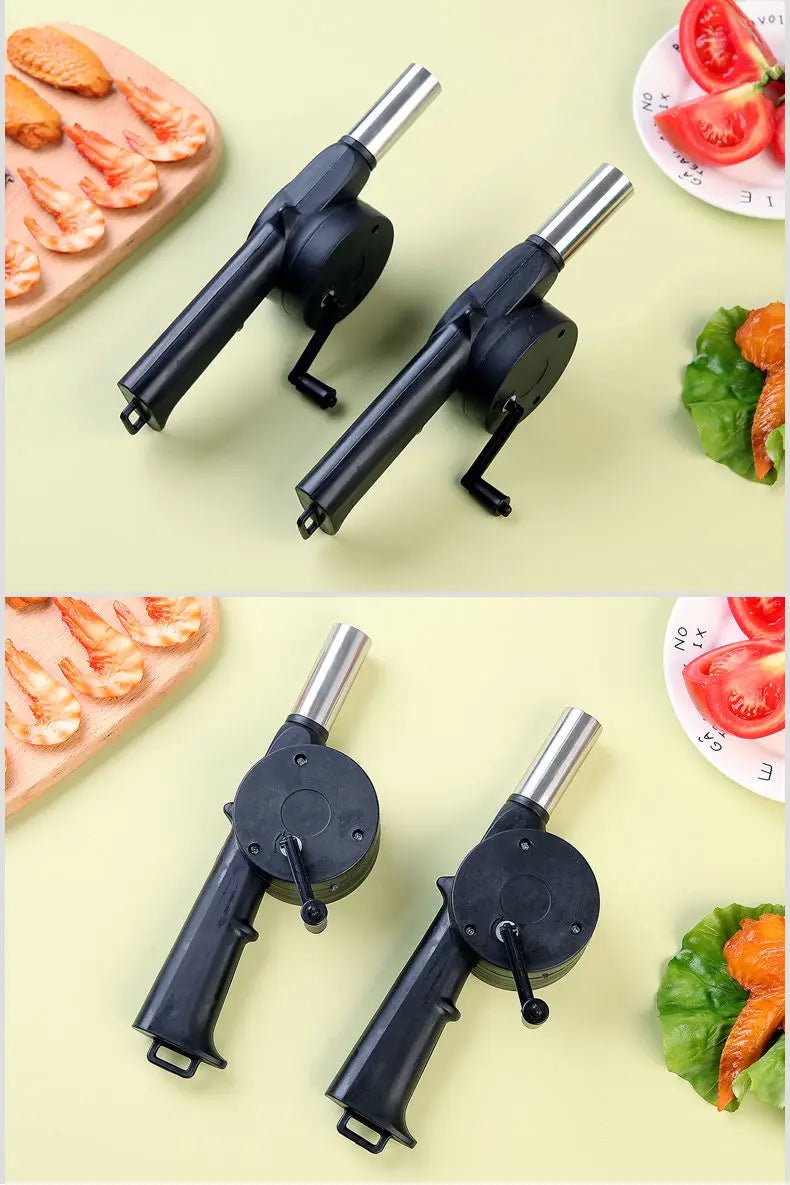 Hand Blower household hand portable barbecue blower small hair dryer outdoor barbecue accessories tools - RELUX.STORE