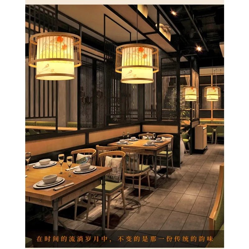 “Handmade Neo - Chinese Bamboo Chandeliers – Modern Retro Lighting for Restaurants, Hot Pot, Tea Rooms & Boutique B&Bs” - RELUX.STORE