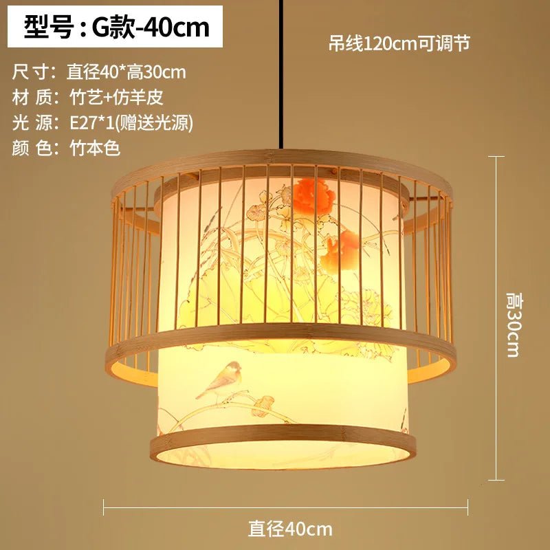 “Handmade Neo - Chinese Bamboo Chandeliers – Modern Retro Lighting for Restaurants, Hot Pot, Tea Rooms & Boutique B&Bs” - RELUX.STORE