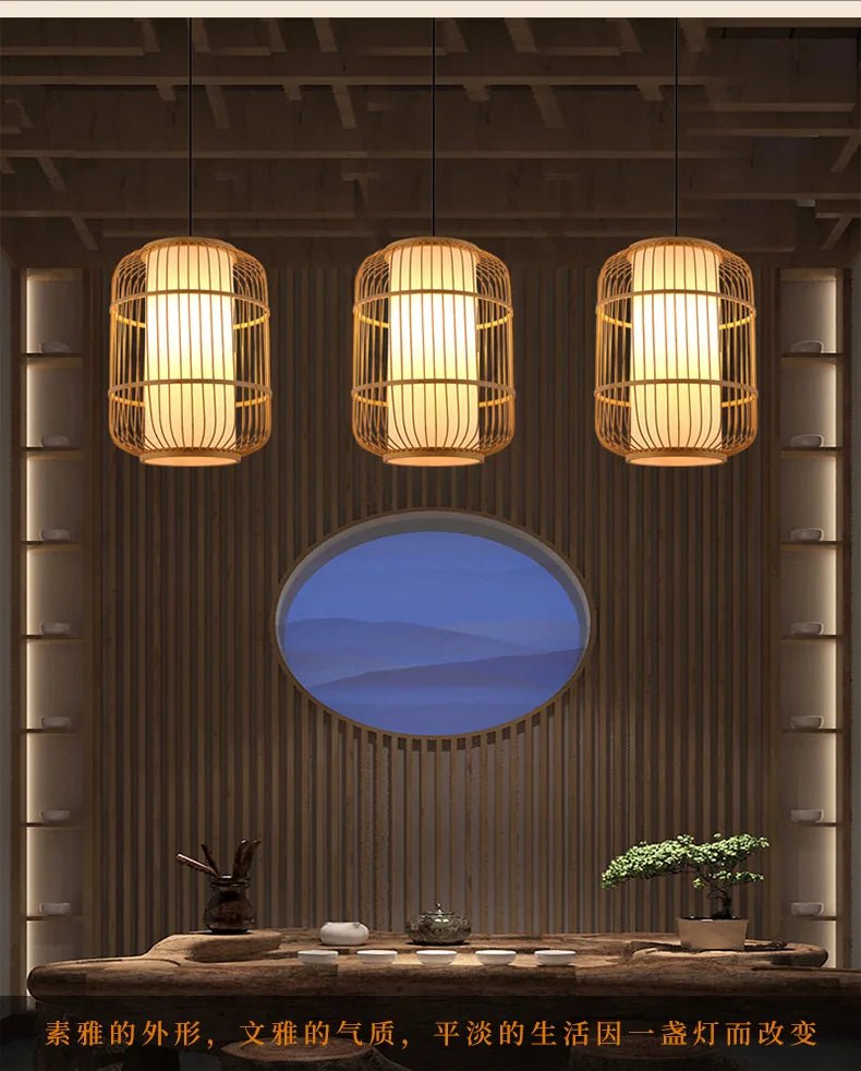 “Handmade Neo - Chinese Bamboo Chandeliers – Modern Retro Lighting for Restaurants, Hot Pot, Tea Rooms & Boutique B&Bs” - RELUX.STORE
