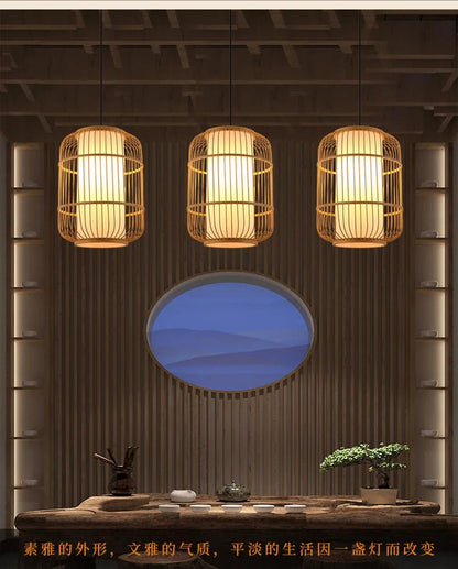 “Handmade Neo - Chinese Bamboo Chandeliers – Modern Retro Lighting for Restaurants, Hot Pot, Tea Rooms & Boutique B&Bs” - RELUX.STORE