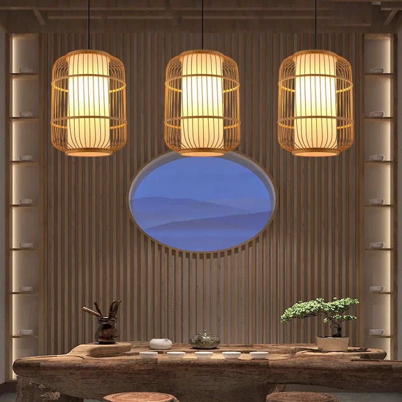 “Handmade Neo - Chinese Bamboo Chandeliers – Modern Retro Lighting for Restaurants, Hot Pot, Tea Rooms & Boutique B&Bs” - RELUX.STORE
