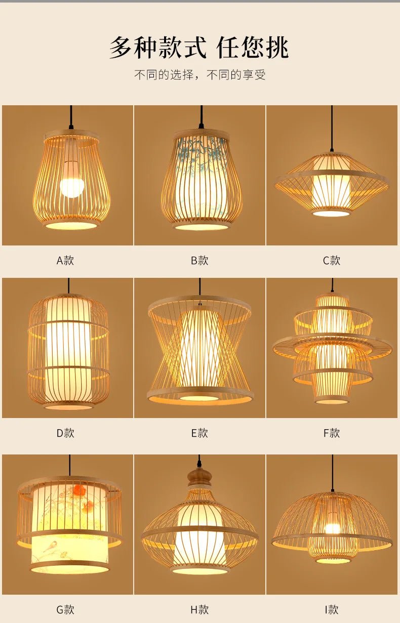 “Handmade Neo - Chinese Bamboo Chandeliers – Modern Retro Lighting for Restaurants, Hot Pot, Tea Rooms & Boutique B&Bs” - RELUX.STORE
