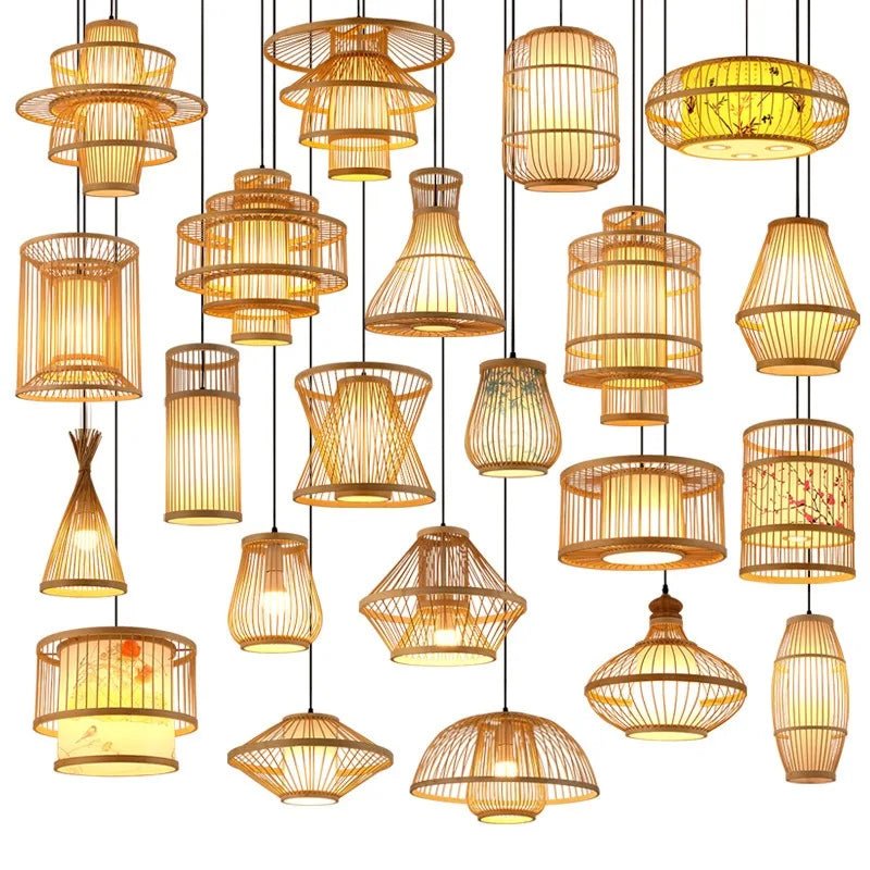 “Handmade Neo - Chinese Bamboo Chandeliers – Modern Retro Lighting for Restaurants, Hot Pot, Tea Rooms & Boutique B&Bs” - RELUX.STORE