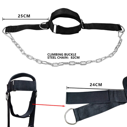 "Head Harness Neck Training Strap – Sports Neck Exerciser for Muscle Building, Strength, Fitness, Weightlifting, Boxing & MMA by Relux.Store" - RELUX.STORE