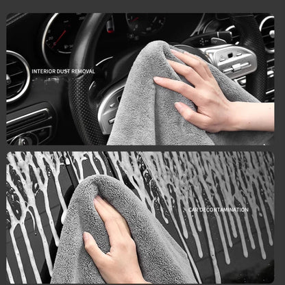 "High - End Microfiber Car Wash Towel – Ultra - Soft Auto Cleaning, Drying & Detailing Cloth with Hemmed Edges" - RELUX.STORE