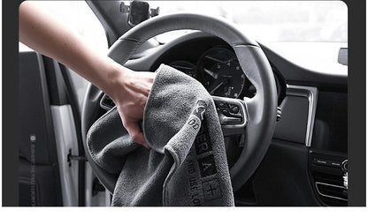 "High - End Microfiber Car Wash Towel – Ultra - Soft Auto Cleaning, Drying & Detailing Cloth with Hemmed Edges" - RELUX.STORE