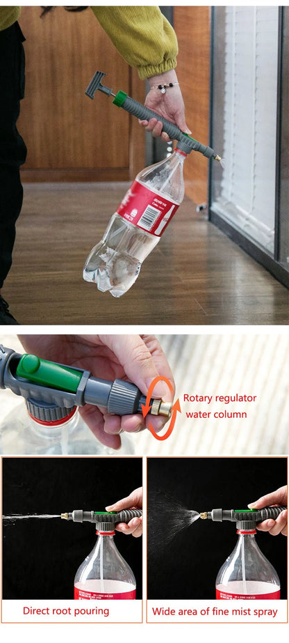 "High Pressure Manual Air Pump Sprayer – Adjustable Bottle Spray Nozzle for Garden Watering, Agriculture, and Outdoor Plant Care" - RELUX.STORE