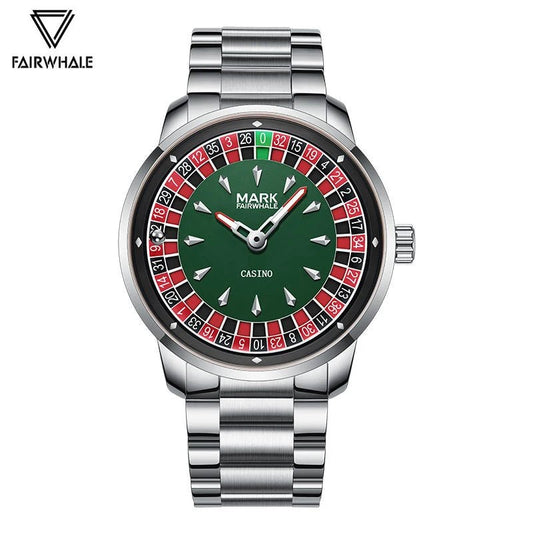 High Quality Mark Fairwhale Mens Wristwatch Fashion Unique Rotating Roulette Dial Waterproof Quartz Man Watche Dropshipping ﻿ - RELUX.STORE