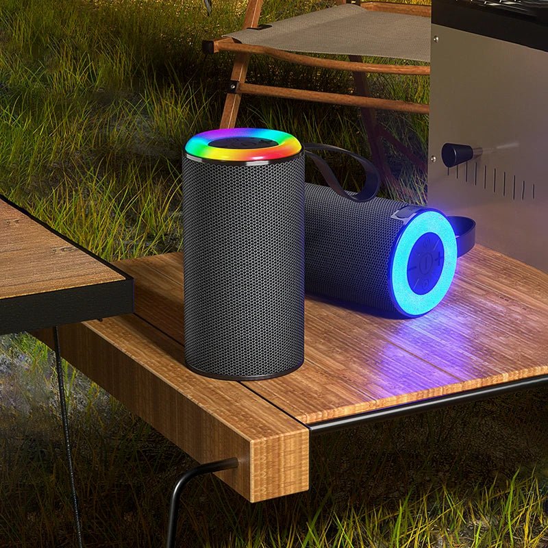 High Quality Portable Wireless RGB LED Subwoofer Speakers Outdoor Use Mini Bluetooth Speaker - RELUX.STORE