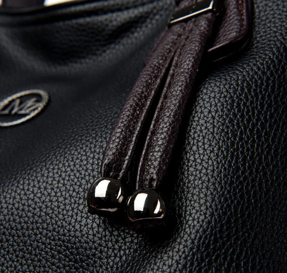 High Quality Soft Leather Handbags for Women Vintage Shoulder Tote Bag Luxury Designer Ladies Large Capacity Top - Handle Bags Sac - RELUX.STORE