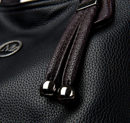 High Quality Soft Leather Handbags for Women Vintage Shoulder Tote Bag Luxury Designer Ladies Large Capacity Top - Handle Bags Sac - RELUX.STORE