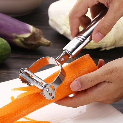 High Quality Stainless Steel Potato Cucumber Carrot Grater Julienne Peeler Vegetables Fruit Peeler Vegetable Slicer - RELUX.STORE