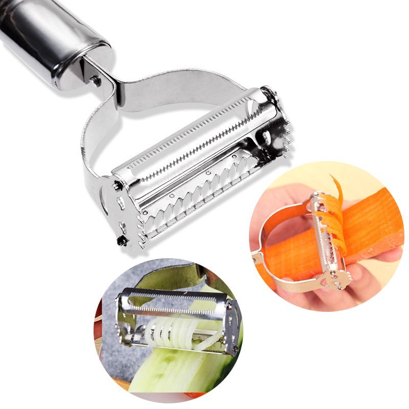 High Quality Stainless Steel Potato Cucumber Carrot Grater Julienne Peeler Vegetables Fruit Peeler Vegetable Slicer - RELUX.STORE
