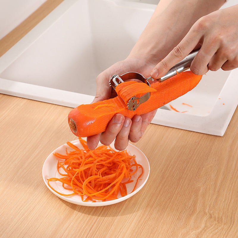 High Quality Stainless Steel Potato Cucumber Carrot Grater Julienne Peeler Vegetables Fruit Peeler Vegetable Slicer - RELUX.STORE