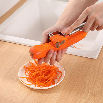 High Quality Stainless Steel Potato Cucumber Carrot Grater Julienne Peeler Vegetables Fruit Peeler Vegetable Slicer - RELUX.STORE