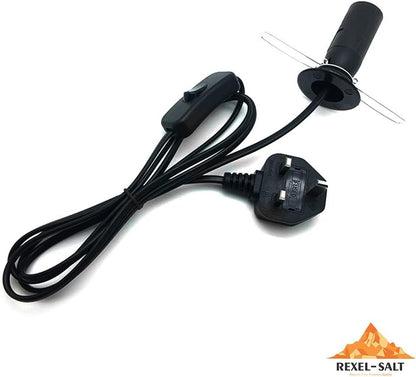 🪔 "Himalayan Salt Lamp – Natural Crystal Night Light with Warm Glow, Air Purifying, Relaxation & Mood Lighting for Bedroom, Living Room, Office & Yoga" - RELUX.STORE