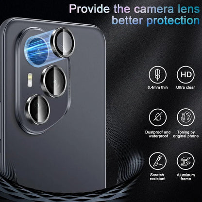 Honor400Pro Case Back & HD Camera Protector – 3D Rear Glass with 9H Metal Ring Lens for Honor 400 Pro / Lite 5G - RELUX.STORE