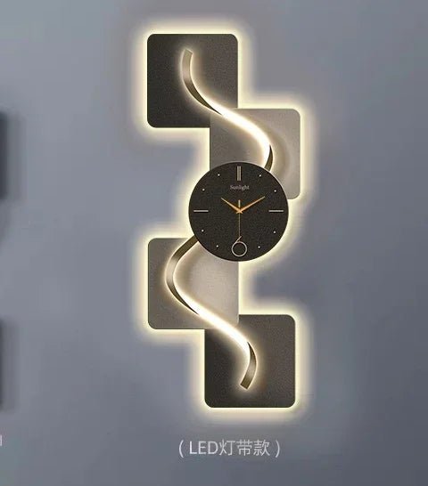 “Hot Sale Modern Luminous Wall Clock – Big Size Minimalist Art Design for Living Room, Bedroom & Home Decor” - RELUX.STORE