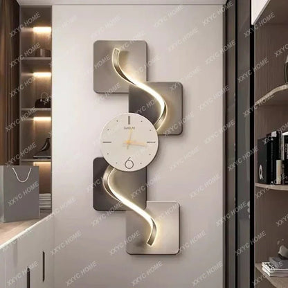 “Hot Sale Modern Luminous Wall Clock – Big Size Minimalist Art Design for Living Room, Bedroom & Home Decor” - RELUX.STORE