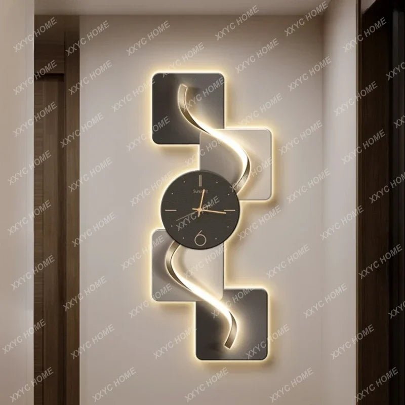 “Hot Sale Modern Luminous Wall Clock – Big Size Minimalist Art Design for Living Room, Bedroom & Home Decor” - RELUX.STORE
