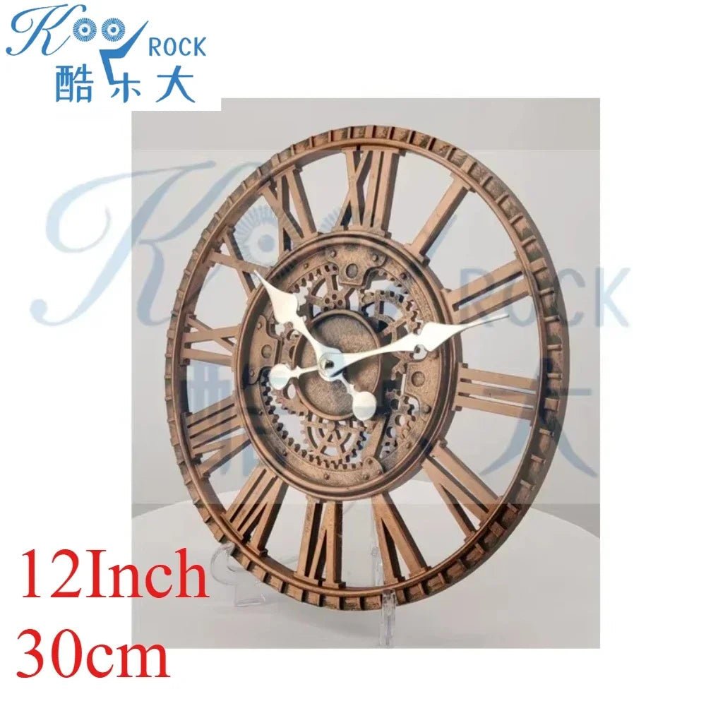 Hot Sale Outdoor Waterproof Creative Gift Home Office Vintage Resin Clock - RELUX.STORE