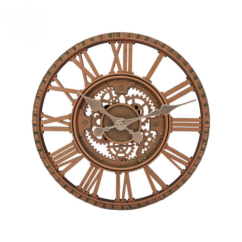 Hot Sale Outdoor Waterproof Creative Gift Home Office Vintage Resin Clock - RELUX.STORE