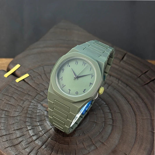 Hot sales in the Middle East high - end plastic men's watch with Arabic numerals neutral casual simple quartz watch - RELUX.STORE