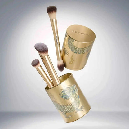 Hourglass Makeup Brush - 3piece Foundation Brush Loose Powder Brush Concealer Brush New Design + Brush Cartridge - RELUX.STORE