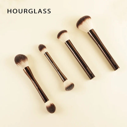 Hourglass Makeup Brush All Kinds Eyeshadow Foundation Concealer Powder Bronzer Blusher Eyeliner Retractable Professional Brushes - RELUX.STORE