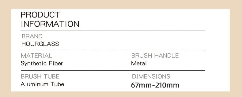 Hourglass Makeup Brush All Kinds Eyeshadow Foundation Concealer Powder Bronzer Blusher Eyeliner Retractable Professional Brushes - RELUX.STORE