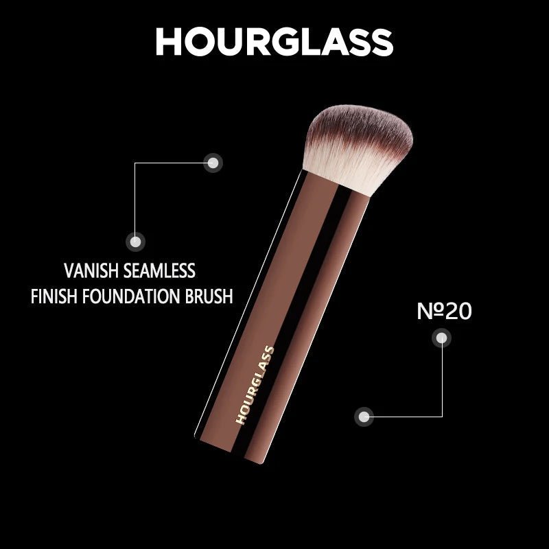 Hourglass Makeup Brush - No.20 Vanish Seamless Finish Foundation Brush Soft Fiber Hair Fashion Design Single Face Brush - RELUX.STORE