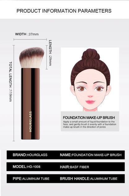 Hourglass Makeup Brush - No.20 Vanish Seamless Finish Foundation Brush Soft Fiber Hair Fashion Design Single Face Brush - RELUX.STORE