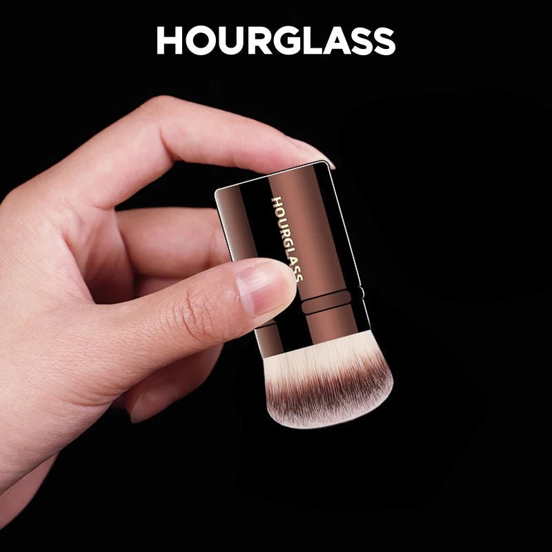 Hourglass Makeup Brush - No.22 Retractable Blush Brush Soft and Skin - friendly Fiber Hair Fashion Design Single Face Brush - RELUX.STORE