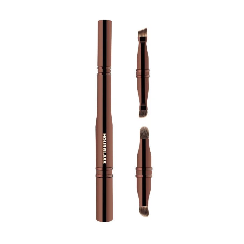 Hourglass Makeup Brush - No.25 Four - Head Multifunctional Brush Concealer Eyeshadow Eyebrow Brush Eyeliner Brush Makeup Brush - RELUX.STORE