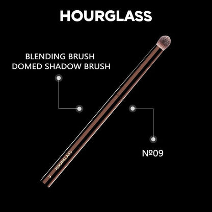 Hourglass Makeup Brush - No.9 Domed Shadow Brush Soft Fiber Hair Blending Eyeshadow Fashion Design Single Eye Brush - RELUX.STORE