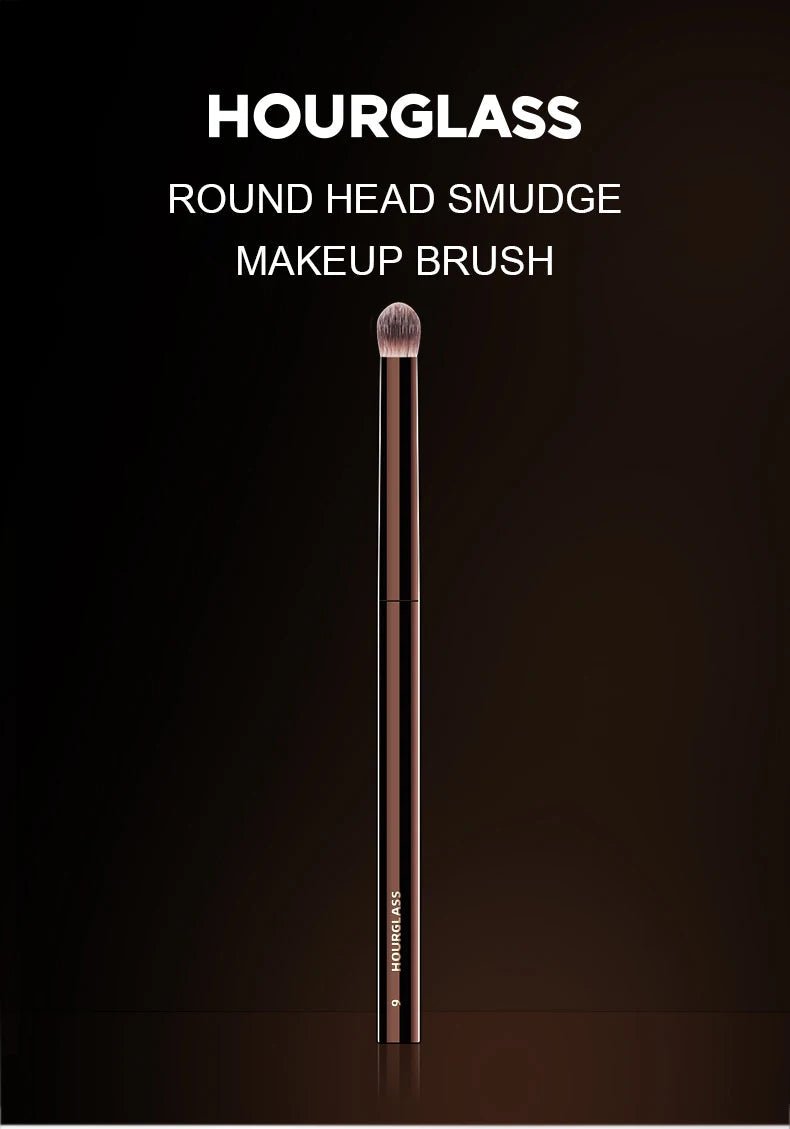 Hourglass Makeup Brush - No.9 Domed Shadow Brush Soft Fiber Hair Blending Eyeshadow Fashion Design Single Eye Brush - RELUX.STORE
