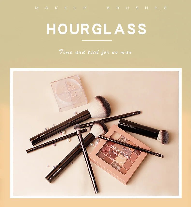 Hourglass Makeup Brushes Powder Foundation Concealer Blusher Bronzer Eye Shadow Eyebrow Eyeliner Sculpting Brush - RELUX.STORE