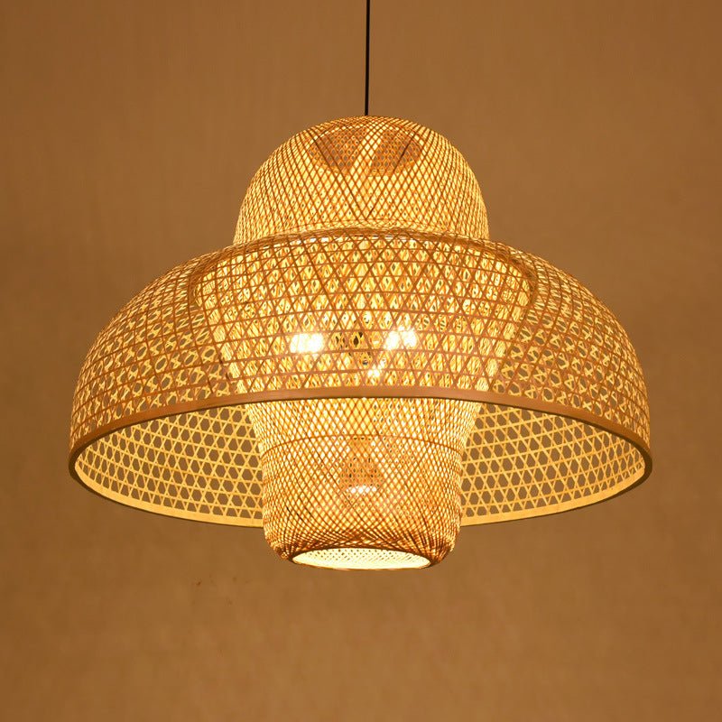 Household Farm Bamboo New Chinese Style Chandelier - RELUX.STORE