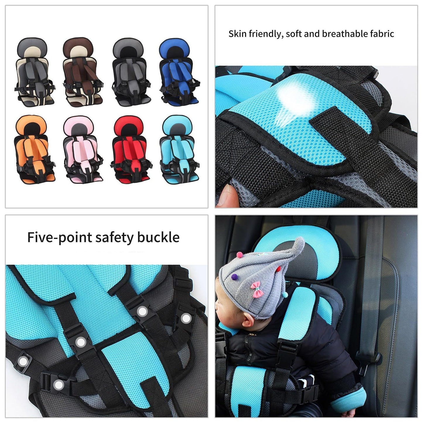 Infant Safe Seat Mat Portable Baby Safety Seat Children's Chairs Updated Version Thickening Sponge Kids Car Stroller Seats Pad - RELUX.STORE