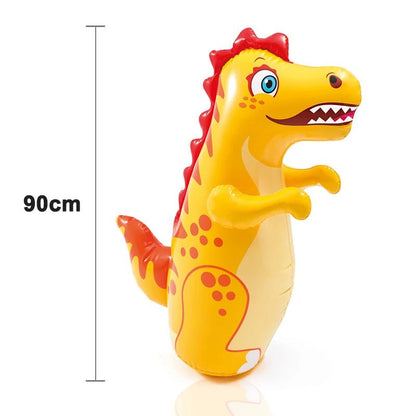 “Inflatable Standing Punching Bag for Kids & Adults – Dinosaur Tumbler Boxing Toy for Boys, Fun Sports Activity & Outdoor Game Gift” - RELUX.STORE